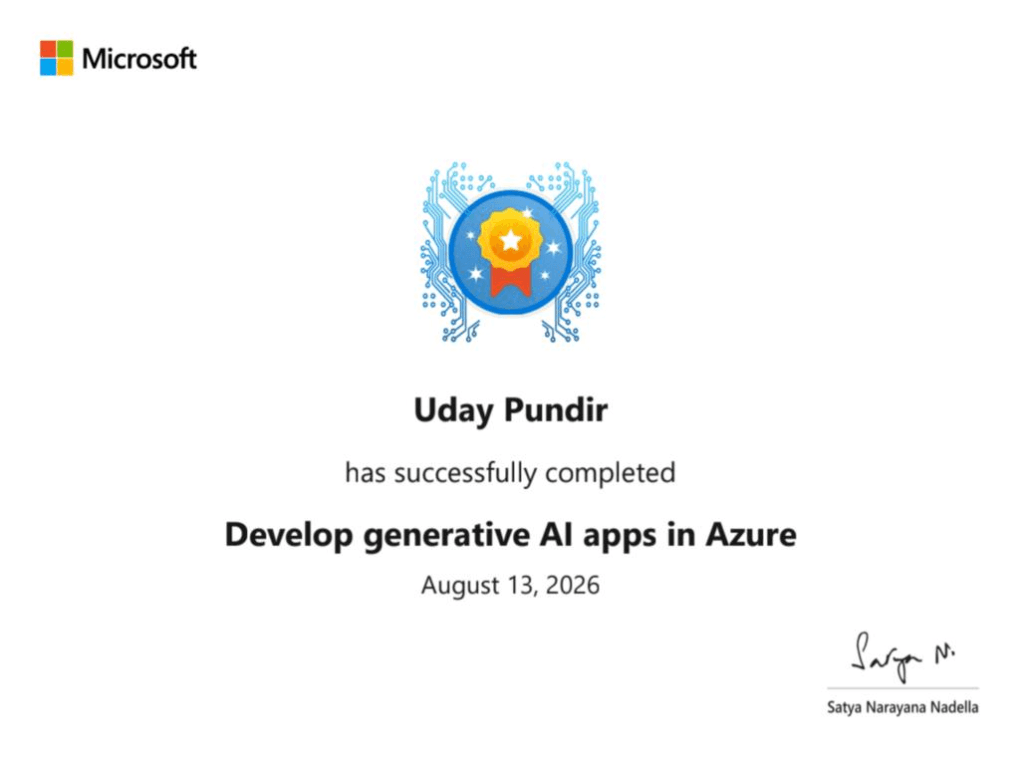 Develop Generative AI Apps in Azure